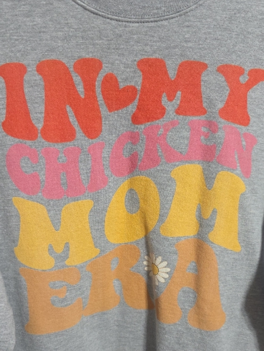 Boho "In My Chicken Mom Era" Graphic Sweatshirt - Picture 5 of 7